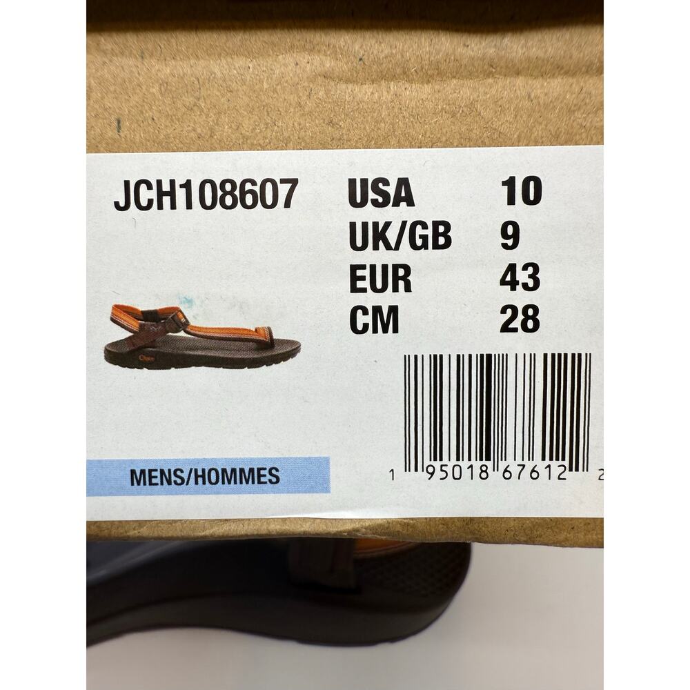 Chaco Sandals Men's Size 10 Bodhi Java Maroon Flip Flop Sandals Summer Footwear - Picture 11 of 11